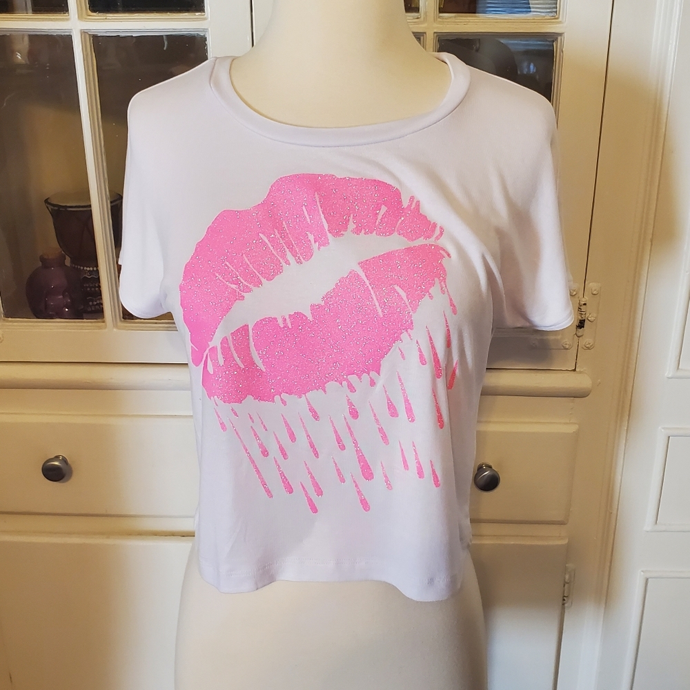 Crop top - lips
